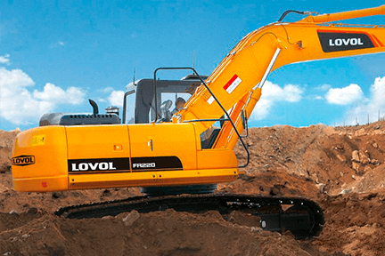 Гусеничный экскаватор Lovol FR220D